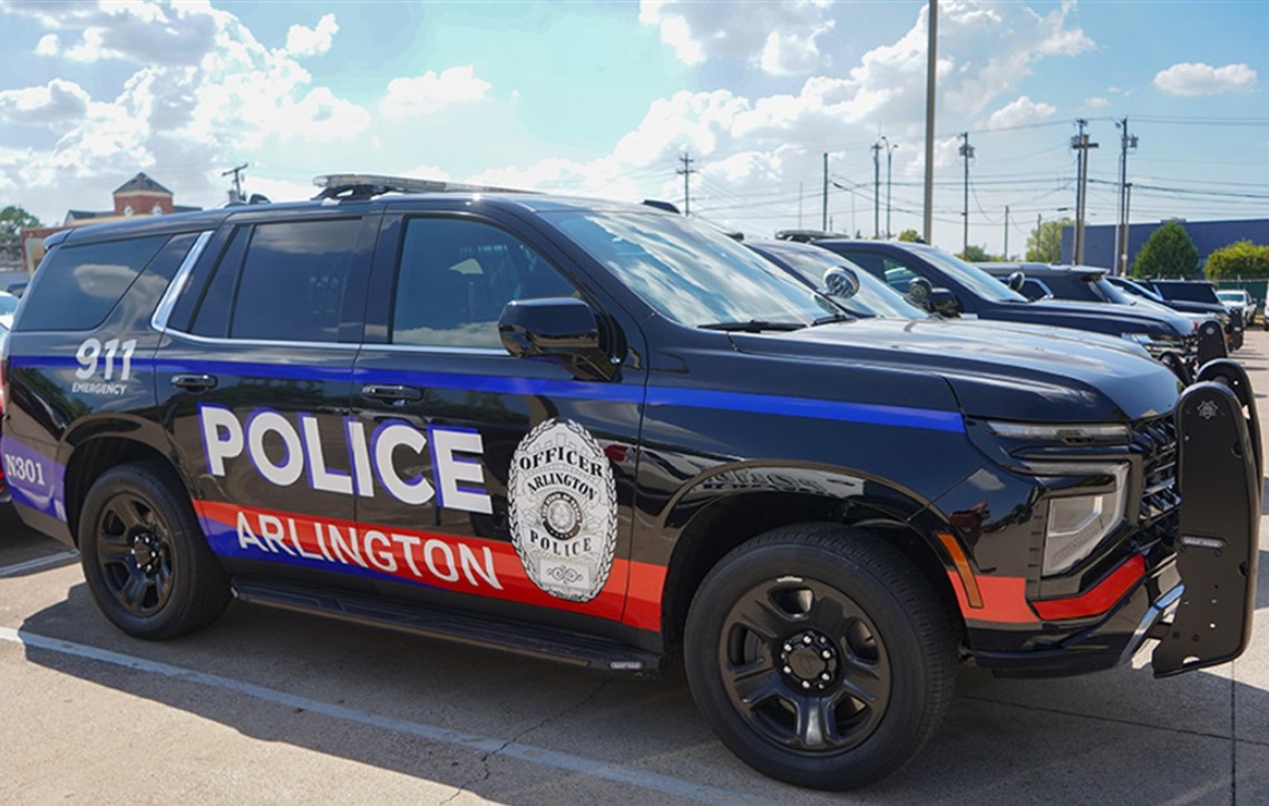 Arlington Police Roll Out New Look for Patrol Vehicles