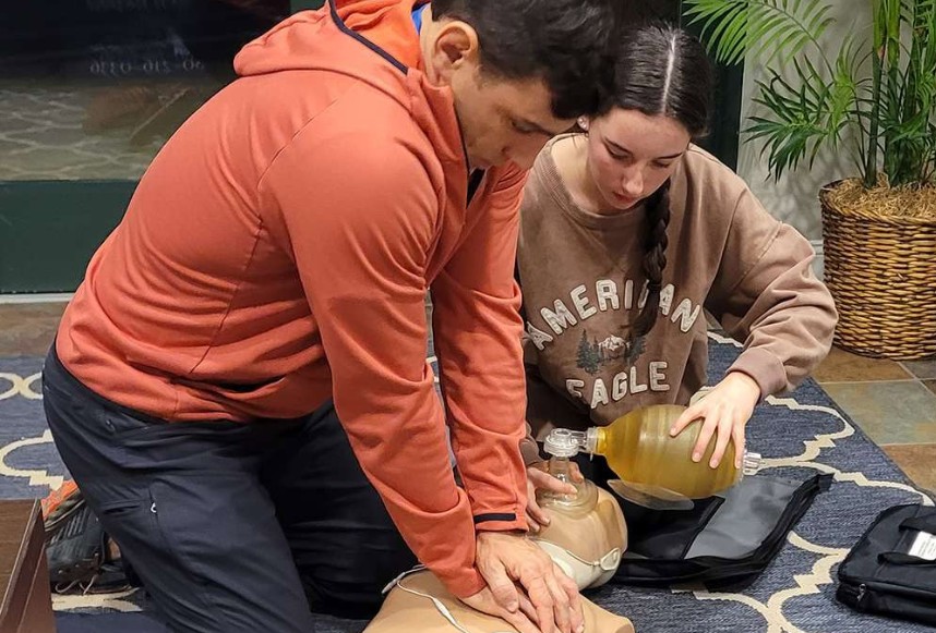 Inside an American Heart Association BLS CPR Class in Arlington