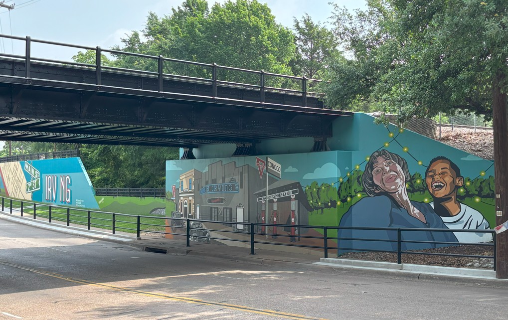 Timeless Irving Mural Unveiled in Downtown Heritage District