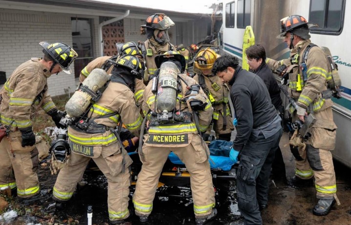 RV Crashes Into Fort Worth Home, Ignites Fire; One Critically Injured
