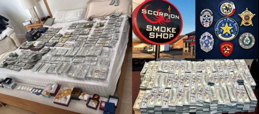 DPS Seizes Nearly $5 Million, Thousands of THC Products in Raids at 13 North Texas Smoke Shops